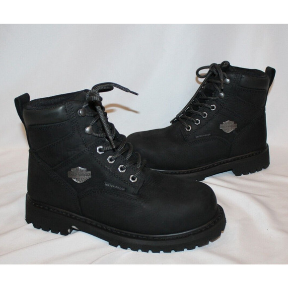 NIB HARLEY-DAVIDSON FOOTWEAR Men's Gavern Motorcycle Boot SZ 7 WOMEN'S 9 - Picture 2 of 8